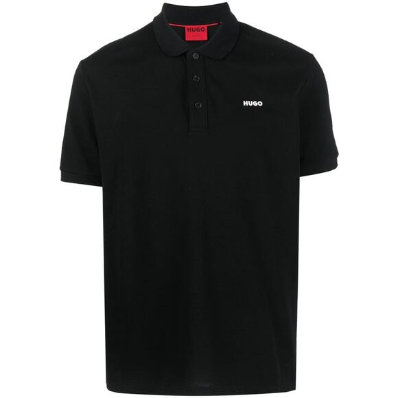 Hugo Black Polo Shirts Men